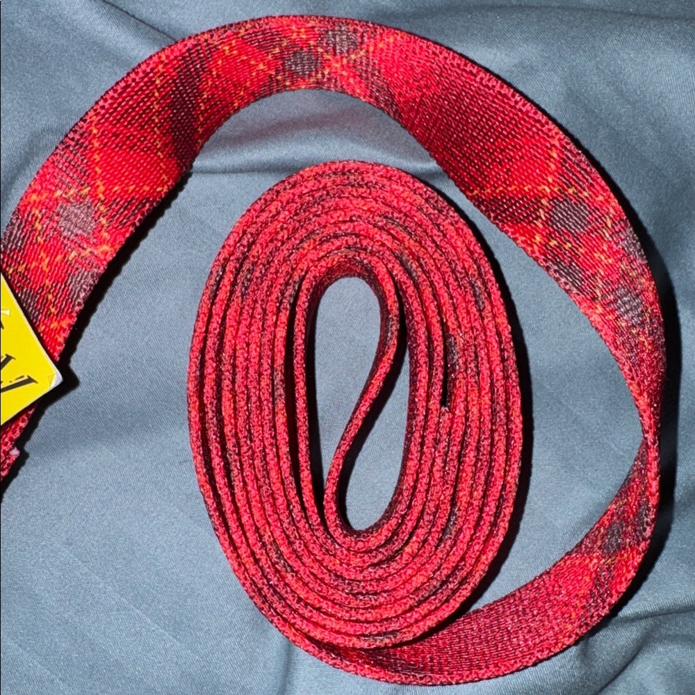 60 inch Irish plaid red grey gray leash